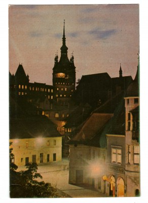 SIGHISOARA NOAPTEA FARMACIA NR 42 FOTO AL. MENDREA foto