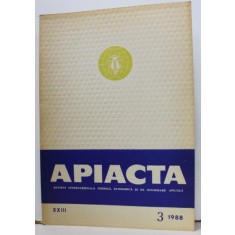 APIACTA , REVISTA INTERNATIONALA TEHNICA , ECONOMICA SI DE INFORMARE APICOLA , NR. 3 , 1988