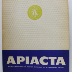 APIACTA , REVISTA INTERNATIONALA TEHNICA , ECONOMICA SI DE INFORMARE APICOLA , NR. 3 , 1988