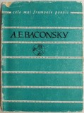 Versuri A.E. Baconsky - Carte Poezie Romaneasca, Editie Originala (Supracoperta Uzata)