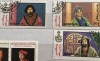 (B ) Timbre serii Straine tema Mongolia, Stampilat