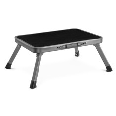 Scaun pliabil Navaris, metal, capacitate 140 kg, platforma antiderapanta, 54101.22