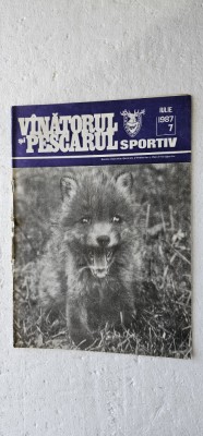 REVISTA VANATORUL SI PESCARUL SPORTIV , ANUL 1987 , NR 7 foto