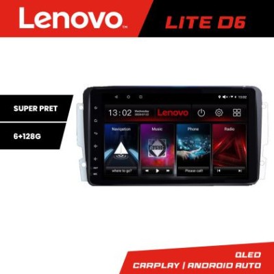 Navigatie Mercedes C 2001-2004 CLK G 2004-2006 Lenovo Kit-171 8 core 6+128 GB Android Waze USB Navigatie Internet Youtube Radio CarStore Technology foto
