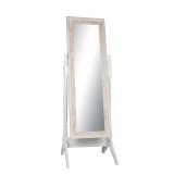 Cumpara ieftin Oglinda de podea Romantic White Beige 55 cm x 50 cm x 160 cm