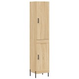 Cumpara ieftin Dulap inalt, stejar sonoma, 34,5x34x180 cm, lemn prelucrat