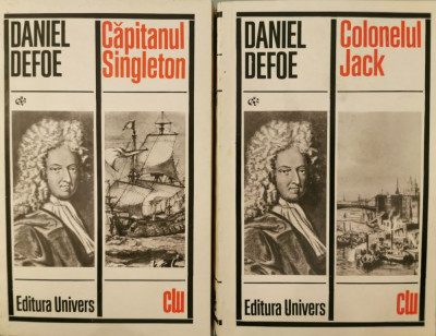 Capitanul Singleton, Colonelul Jack (2 carti) - Daniel Defoe foto