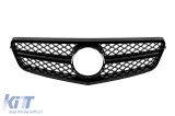 Grilaj de lac negru A Design tip C63 potrivit pentru Mercedes C-Class W204 sedan, break, coupe 2007-2014 cu un singur fascicul Performance AutoTuning