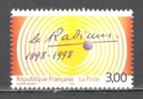 Franta.1998 100 ani descoperirea radiului-P. si M.Curie MF.1042