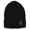 Căciulă Bărbați, Impletită, Captușeală Blană Artificială, Patch Negru