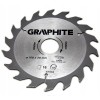Panza ferastrau circular 18 dinti varfuri HM 160x30mm GRAPHITE 57H656 HardWork ToolsRange
