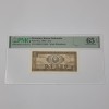 Bancnota 1 Leu 1966 UNC, Gradata PMG 65 EPQ. Colectioneaza istoria!