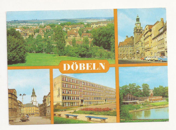 SG2-Carte Postala-Germania- DDR - Dobeln. necirculata 1989