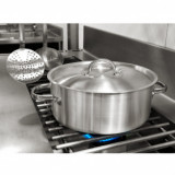 Cratita fara capac inox Pujadas Inox Pro 28 cm 6.8 L