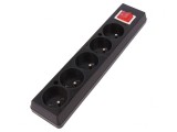 Conector Alimentare AC Mamă Splitter 250V 16A Negru