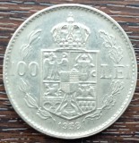 (MR12) MONEDA ROMANIA - 100 LEI 1938, CAROL II, RARA