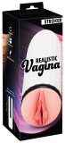 Masturbator &icirc;n formă de vagin cu textura stimulatoare Realistic Vagina