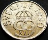 Moneda 5 COROANE / KRONOR - SUEDIA, anul 1990 *cod 873 B = circulata, Europa, Fier