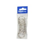 Accesorii creatie - inele metal, 14mm, set 10 buc, Colorarte