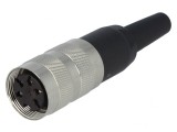 Conector M16 Mufă Mamă 5PIN 5A 300V Drept