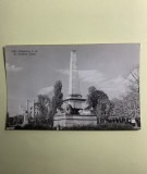 Carte poștală Iași -obeliscul cu lei RPR, Circulata, Fotografie