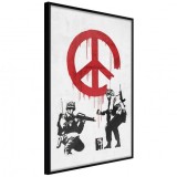 Cumpara ieftin Poster - Banksy: CND Soldiers II, cu Ramă neagră, 40x60 cm