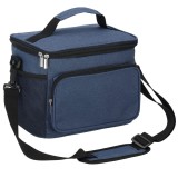 Geanta termoizolanta pliabila pentru plaja si picnic, 11 L, albastra