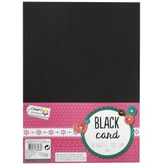 Set 10 bucati carton negru A4 220 gr