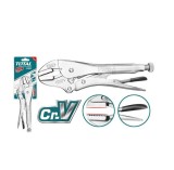 TOTAL - CLESTE CU BLOCARE BACURI DREPTE 10&quot; MANER PLASTIC PowerTool TopQuality