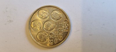 BELGIA 500 FRANCS BAUDOUIN I ARGINT LIVRARE DOAR BUCURESTI foto