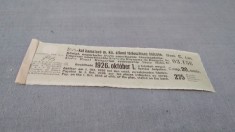 CUPOANE /BON DE TREZORERIE CU REDUCERE 1926 UNGARIA