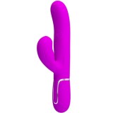 PRETTY LOVE - PERLITA MULTIFUNCTION 3 IN 1 G-SPOT VIBRATOR VIOLET, PRETTY LOVE FLIRTATION