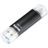 Memorie USB Hama Laeta 64GB, USB 3.0, Negru