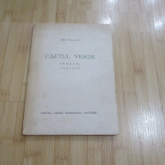 ION PILLAT--CAETUL VERDE - VERSURI (1928-1932) - 1932 - PRINCEPS - TIRAJ LIMITAT