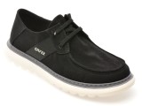 Mocasini GRYXX negri, T1119, din material textil