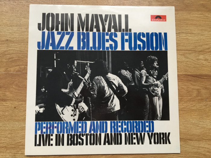 JOHN MAYALL - JAZZ BLUES FUSION (1972,POLYDOR,UK) vinil vinyl