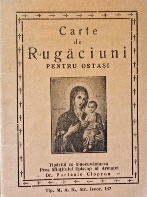 Carte de RUGACIUNI PENTRU OSTASI - PARTENIE CLOPRON foto