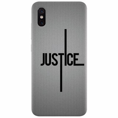 Husa silicon pentru Xiaomi Mi 8 Pro, Amir Justice Minimalistic Nubheebuccus Text foto