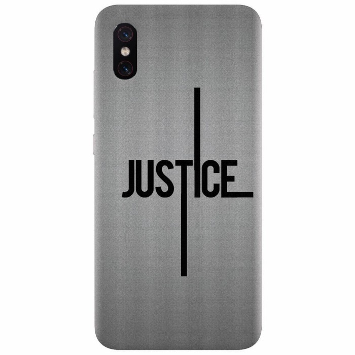 Husa silicon pentru Xiaomi Mi 8 Pro, Amir Justice Minimalistic Nubheebuccus Text