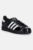 adidas Originals sneakers din piele Superstar II W culoarea negru, JS4009