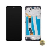 Display cu Touchscreen Motorola Moto G14 cu Rama Negru (Steel Gray) Service Pack 5D68C23075