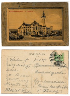 Targu Mures 1911 - Primaria, ilustrata circulata foto