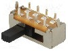 Intrerupator glisant, 3 pozitii, DP3T, ON-ON-ON, CANAL ELECTRONIC - SL13-213C