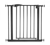 Cumpara ieftin Poarta de siguranta cu grilaj pentru copii sau caini Baby Negru 80x74x5 cm