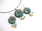 set pandantiv si cercei cu fimo 32688