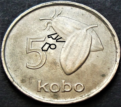 Moneda exotica 10 KOBO - NIGERIA, anul 1974 *cod 3452 = DEPUNERE MATERIAL EROARE foto