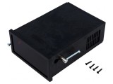 Carcasă ABS neagră 96x48x134mm DINS