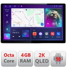 Navigatie dedicata Edonav Fiat ducato 2022- N-DUCATO, Ecran 2K QLED 13&quot;,Octacore,4Gb RAM,32Gb Hdd,4G,360,DSP,Carplay,Bluetooth CarStore Technology