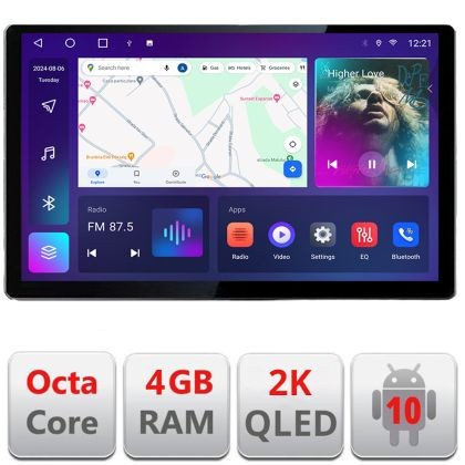 Navigatie dedicata Edonav Fiat ducato 2022- N-DUCATO, Ecran 2K QLED 13&quot;,Octacore,4Gb RAM,32Gb Hdd,4G,360,DSP,Carplay,Bluetooth CarStore Technology