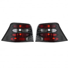 Set lampa spate tuning VW GOLF 4 (1J) Hatchback, 1997-2006, partea stanga+dreapta, transparent-negru, tuning, Taiwan foto